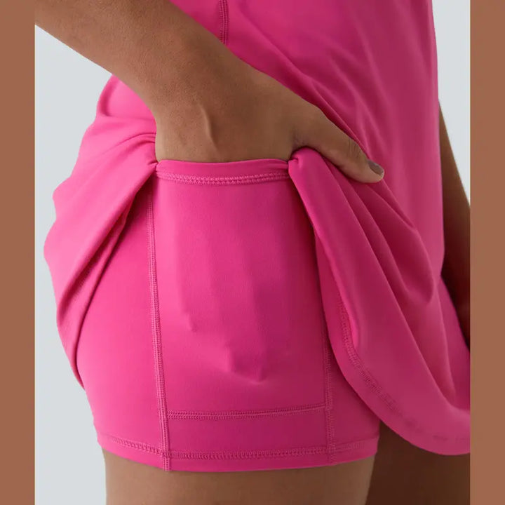 Plush Backless Active Dress - Easy Peezy Edition