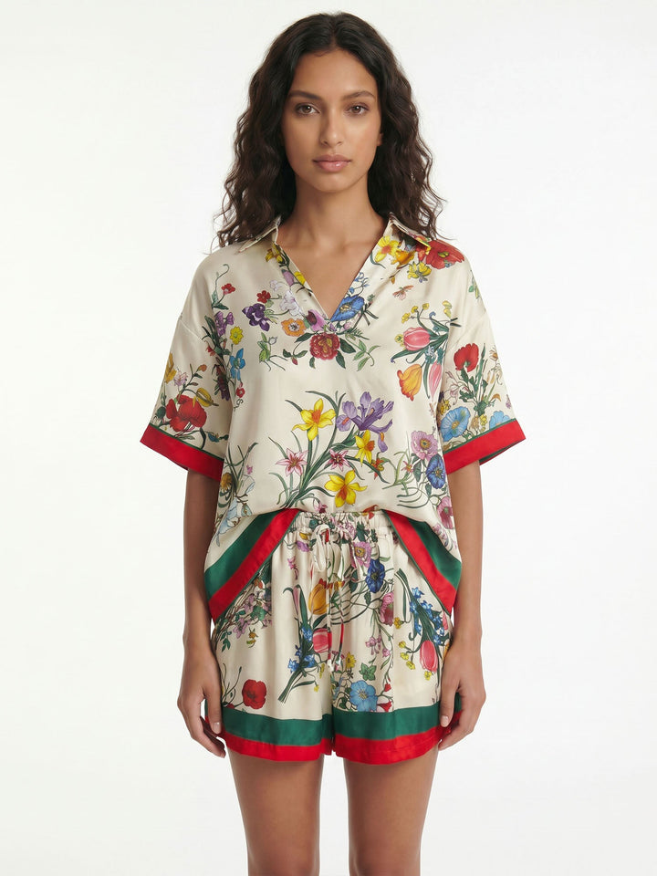 Garden Muse Shorts Set