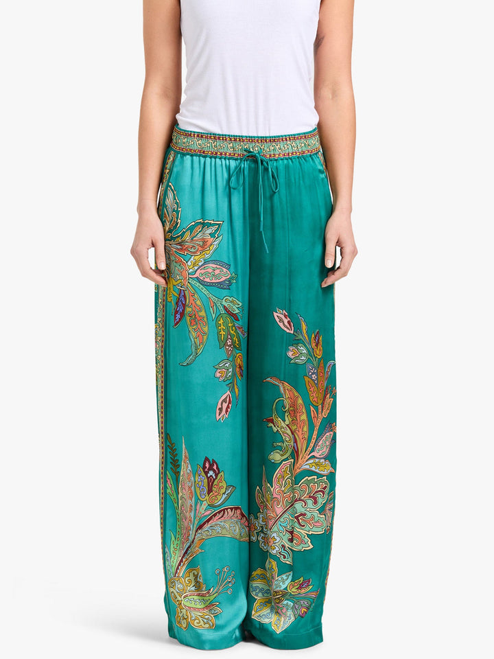 Emerald Wide-Leg Pants