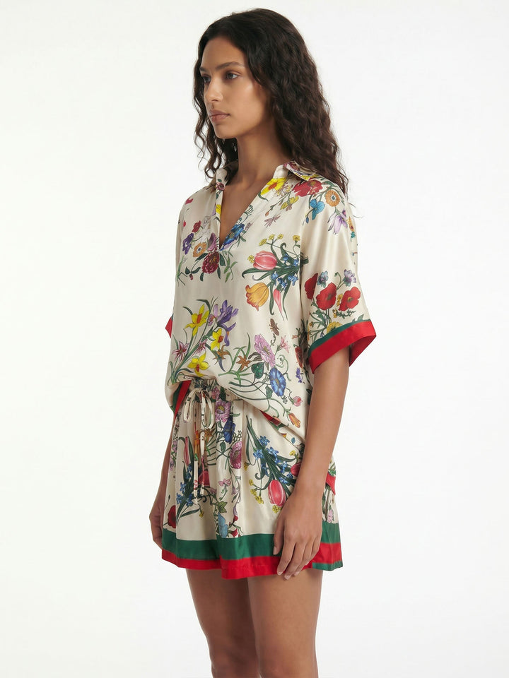 Garden Muse Shorts Set