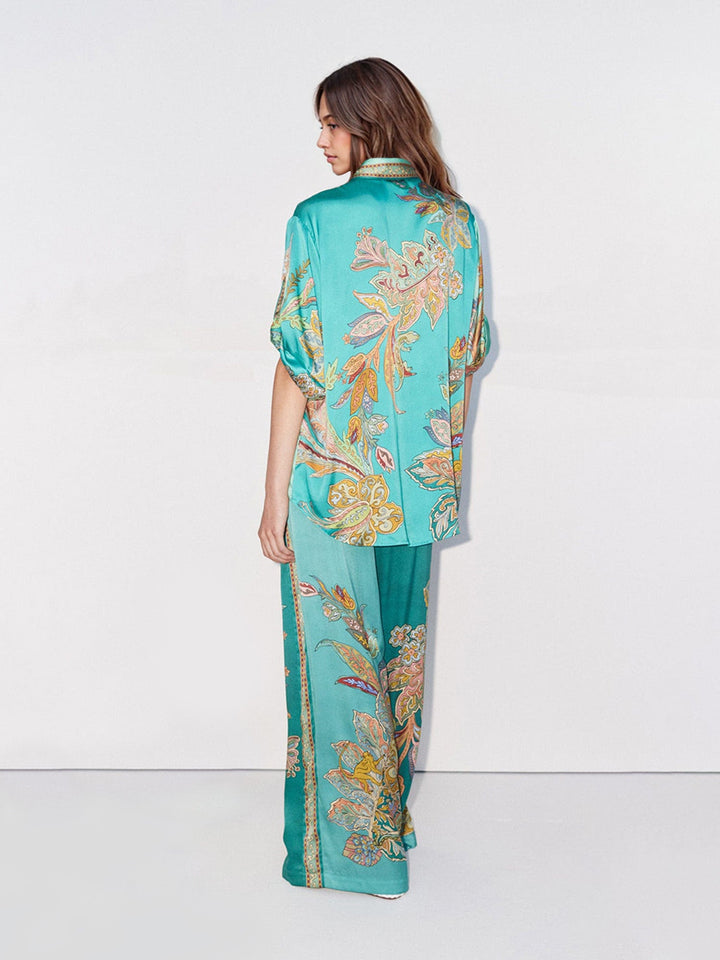Emerald Wide-Leg Pants