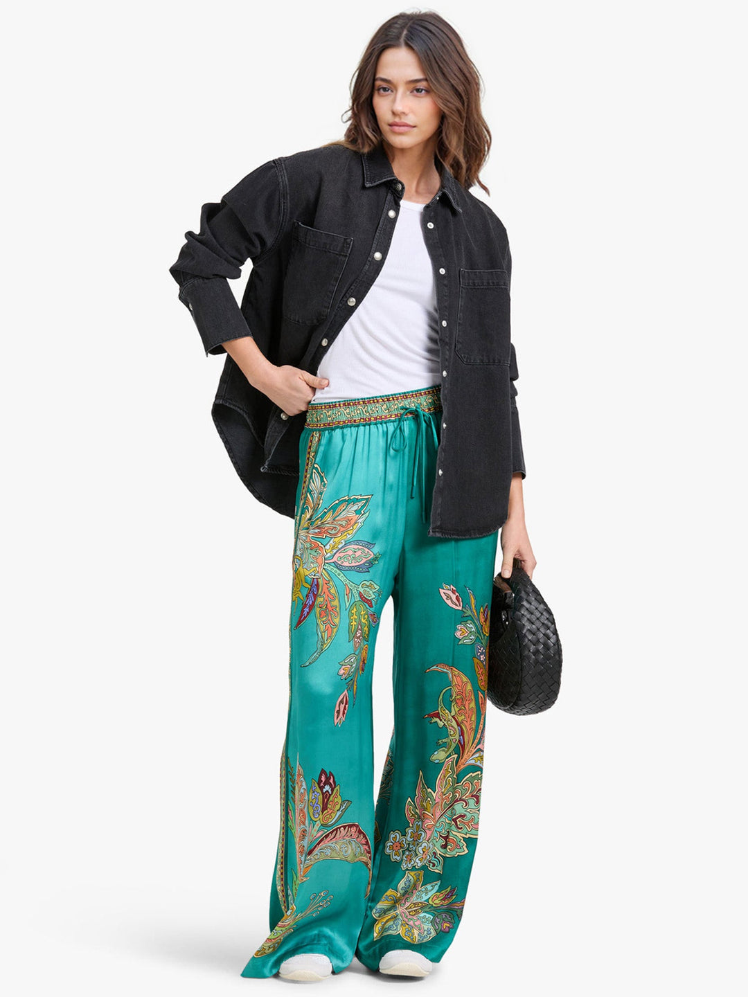 Emerald Wide-Leg Pants