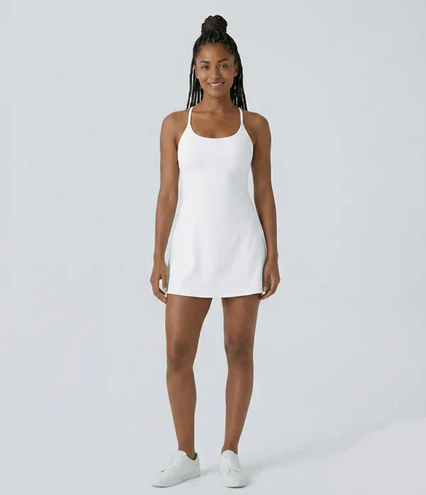 Plush Backless Active Dress - Easy Peezy Edition