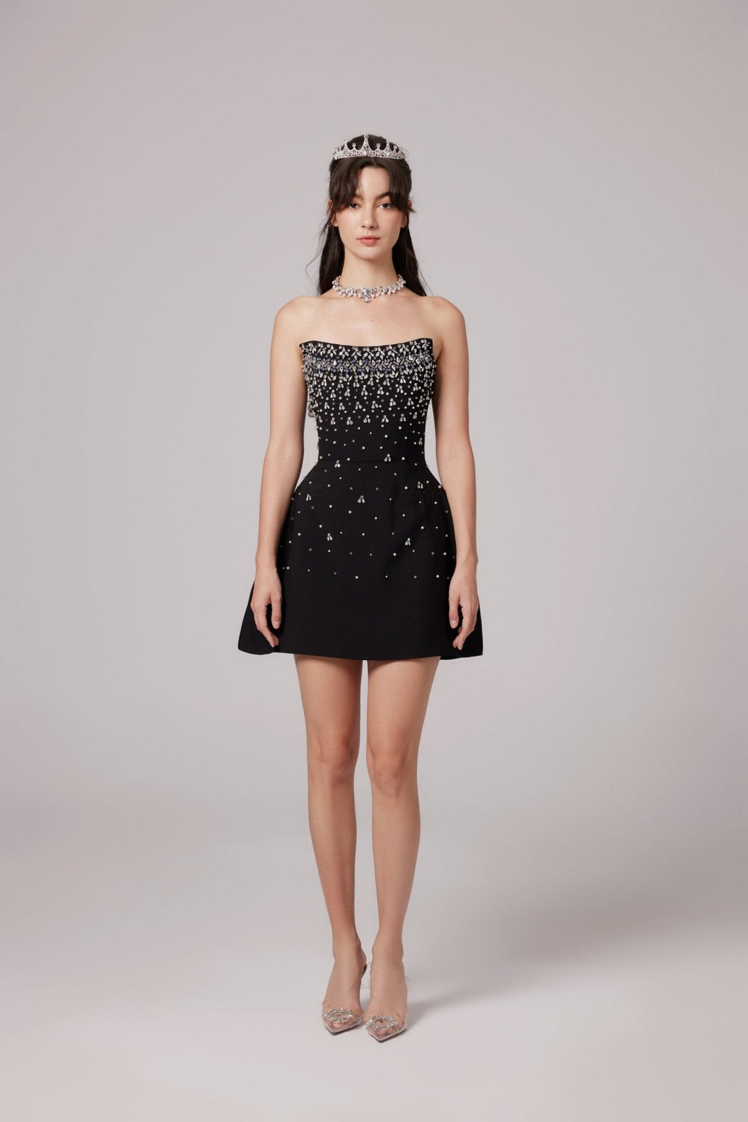 Cassandra Embellished Mini Dress