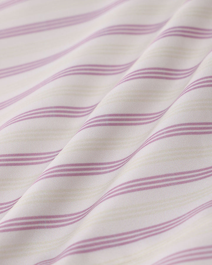 Pink Striped Pocket Shorts